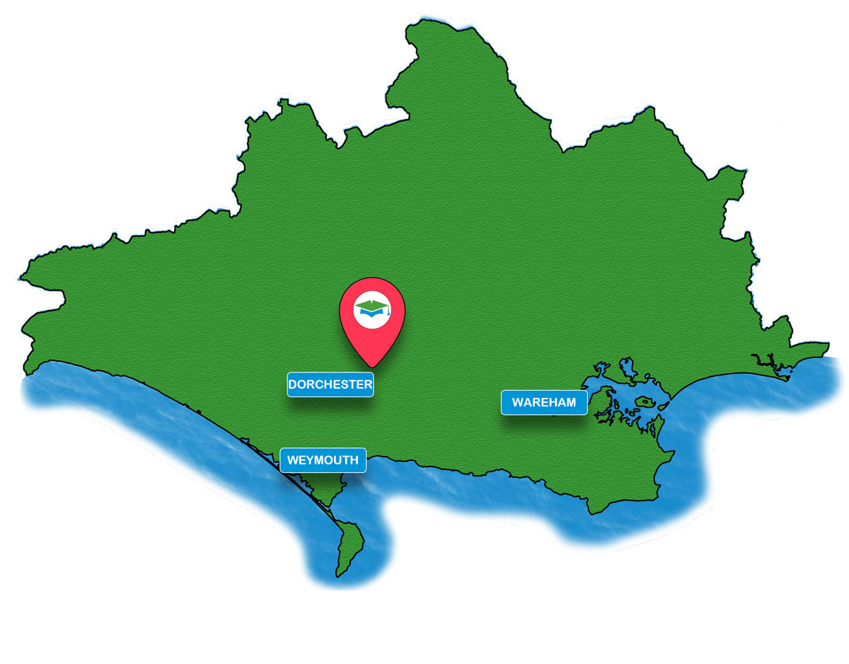 School trip Isle of Wight location map for Shire Hall Museum